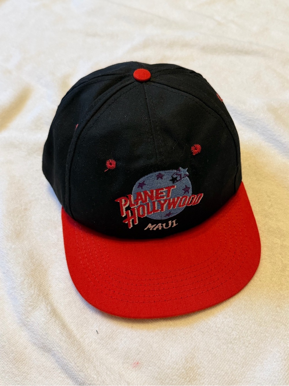 Planet Hollywood Maui Black & Red Baseball Cap